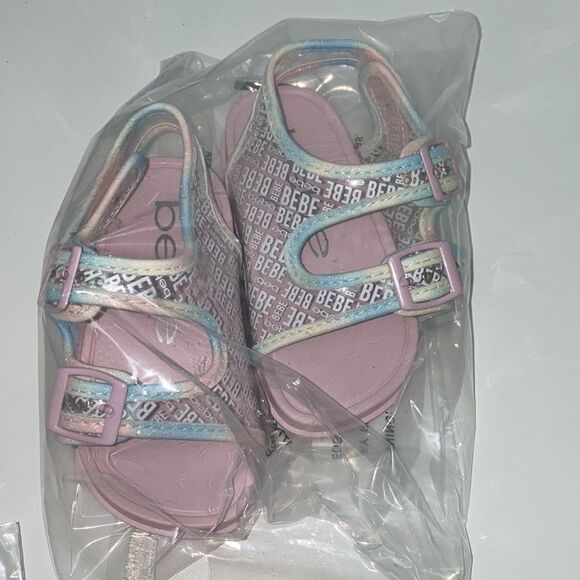 BEBE GIRLS SANDALS KIDS SZ 7/8 New (200) - Picture 7 of 7